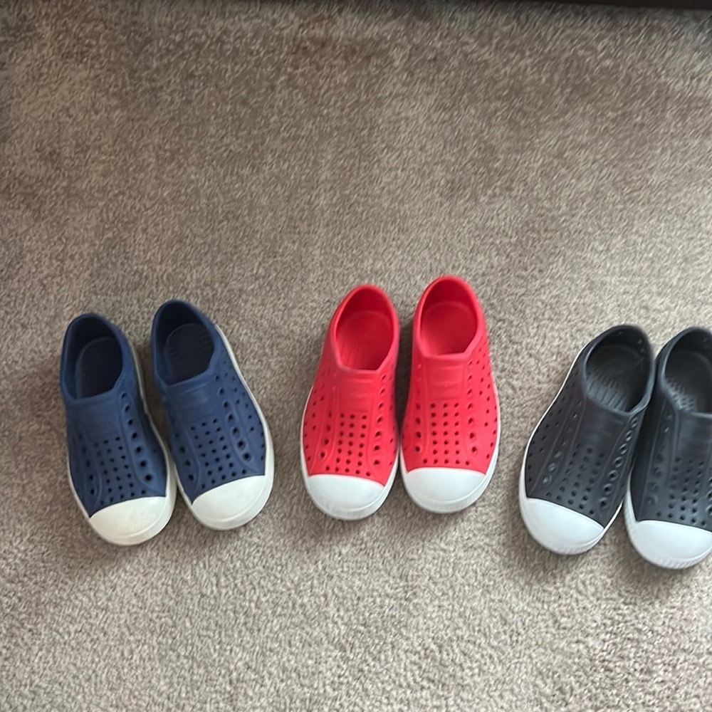 3 pairs of Native Toddler 10